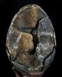 Septarian Dragon Egg Geode - Crystal Filled #37452-1